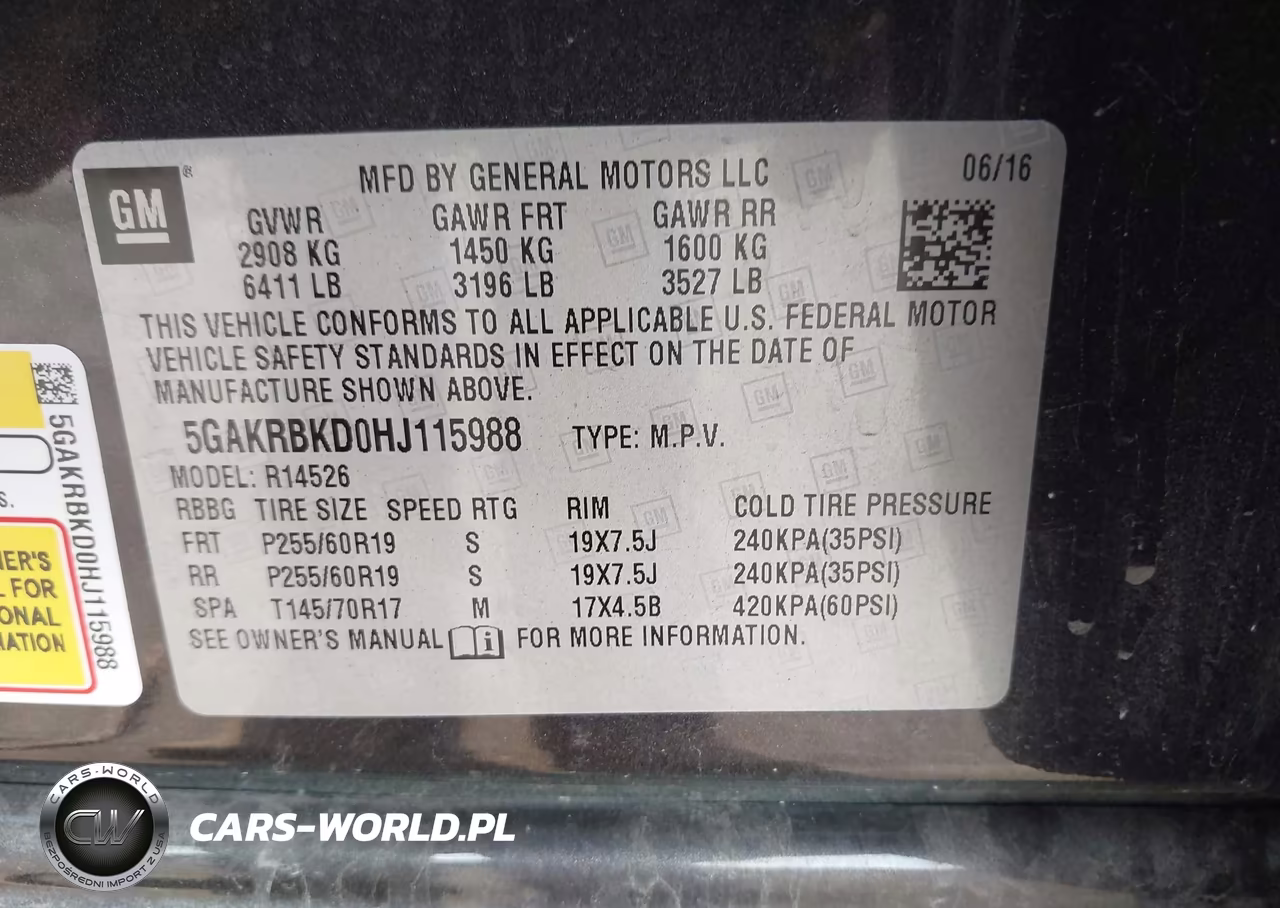 2017 Buick Enclave Leather VIN:5GAKRBKD0HJ115988 - 9