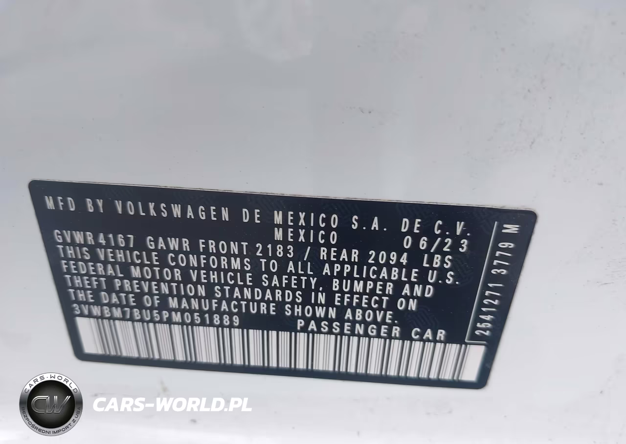 2023 Volkswagen Jetta 1.5T Sport VIN:3VWBM7BU5PM051889 - 9