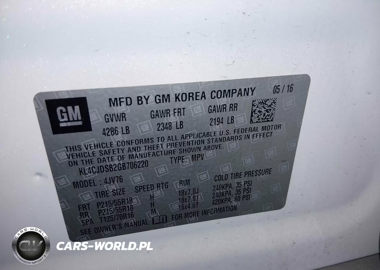 2016 Buick Encore Premium VIN:KL4CJDSB2GB706220 - 9
