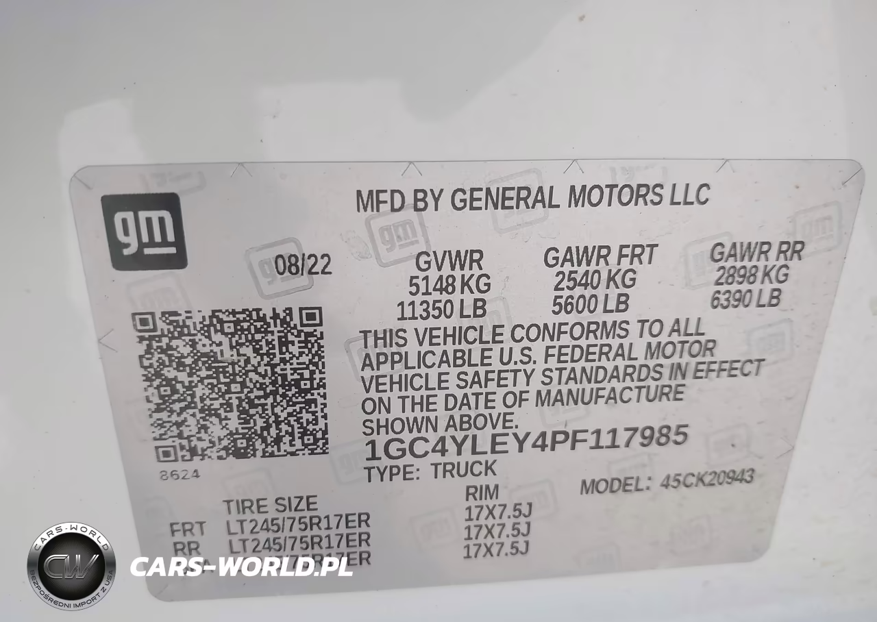 2023 Chevrolet Silverado 2500Hd 4Wd Long Bed Wt VIN:1GC4YLEY4PF117985 - 9