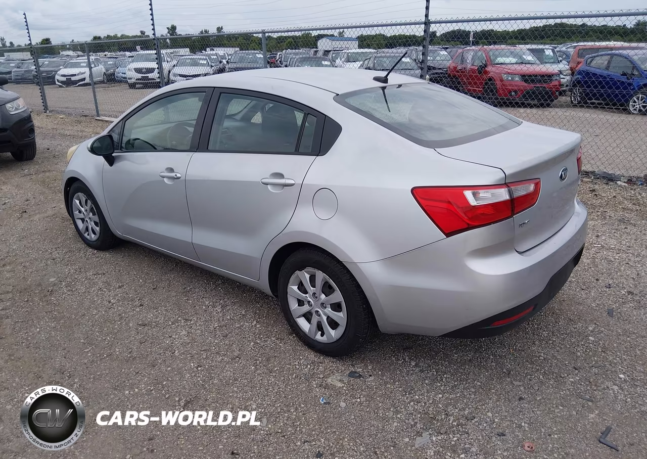2014 Kia Rio Lx VIN:KNADM4A31E6350941 - 3