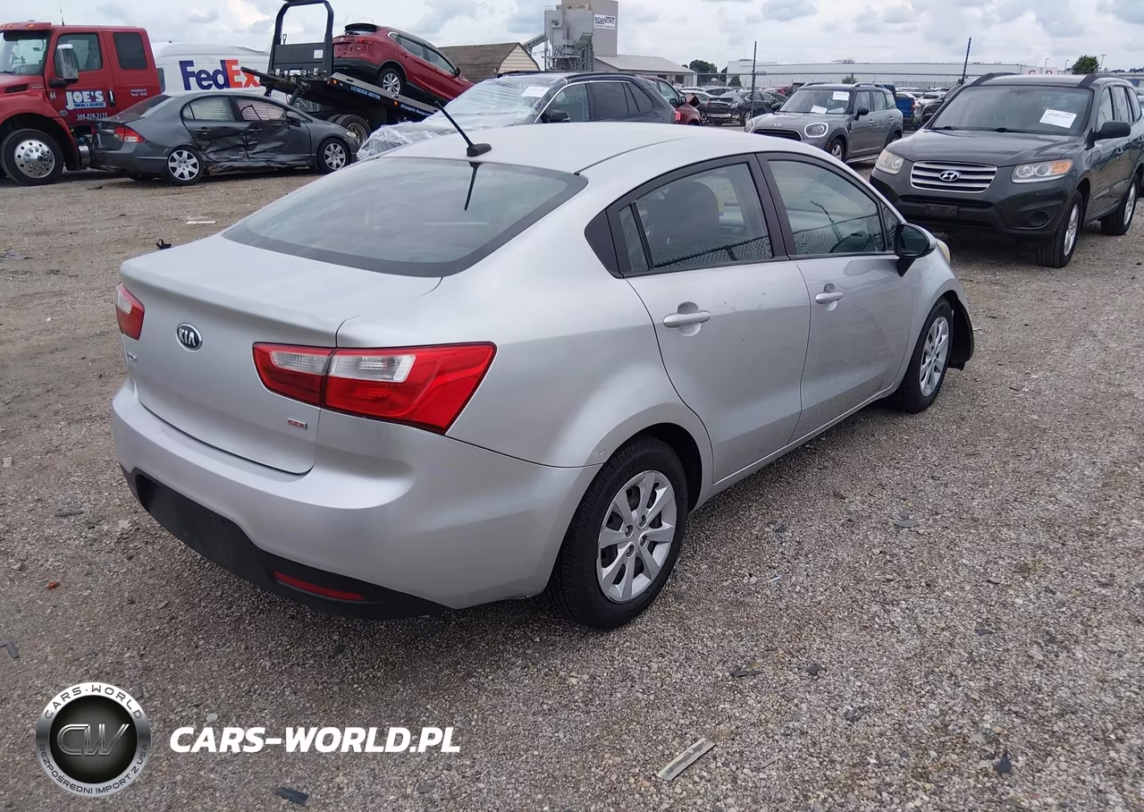 2014 Kia Rio Lx VIN:KNADM4A31E6350941 - 4