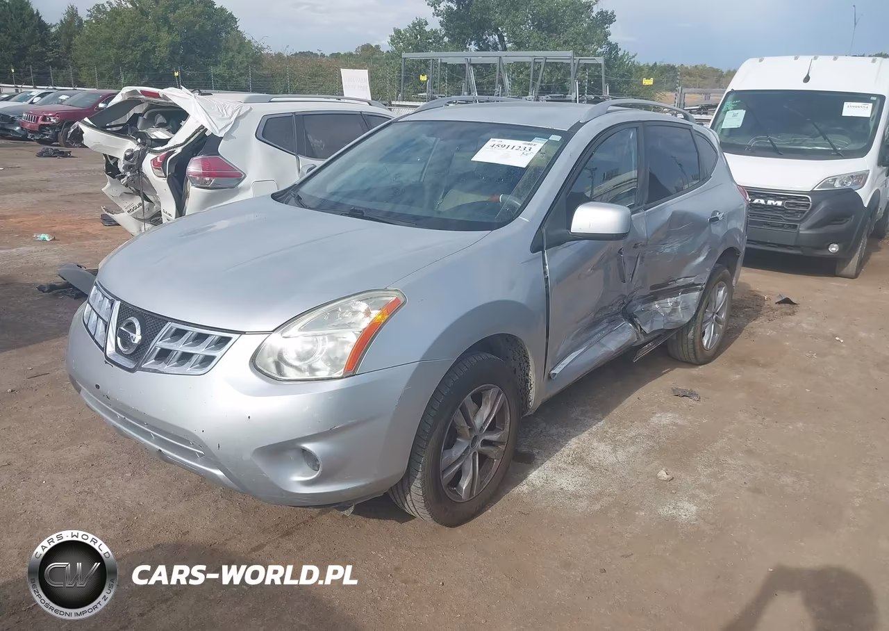 2013 Nissan Rogue Sv VIN:JN8AS5MT8DW524830 - 2