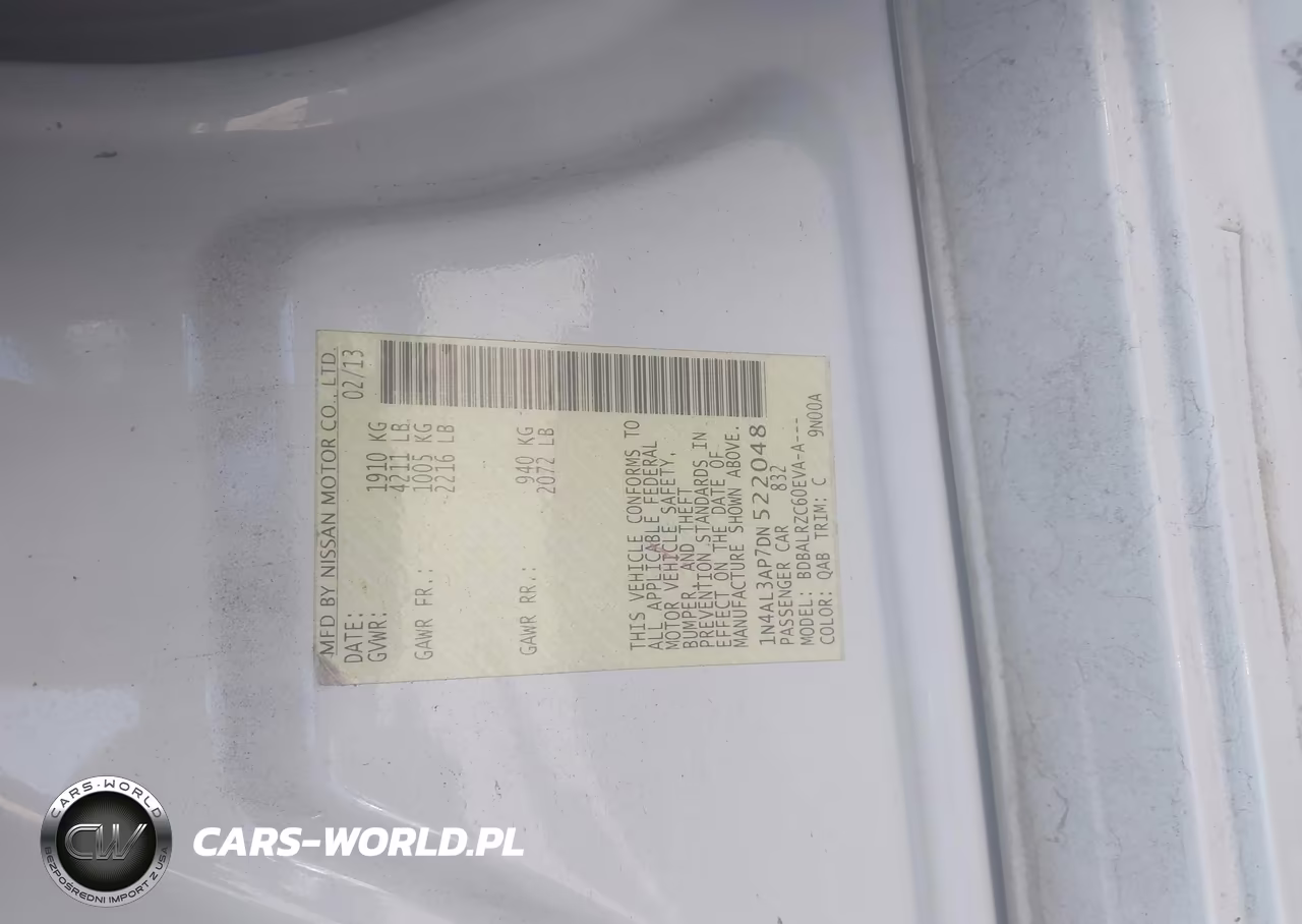 2013 Nissan Altima 2.5 S VIN:1N4AL3AP7DN522048 - 9