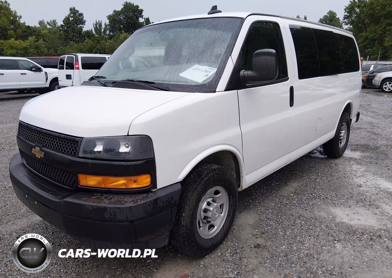 2020 Chevrolet Express Passenger Rwd 2500 Regular Wheelbase Ls VIN:1GAWGEFPXL1256449 - 2