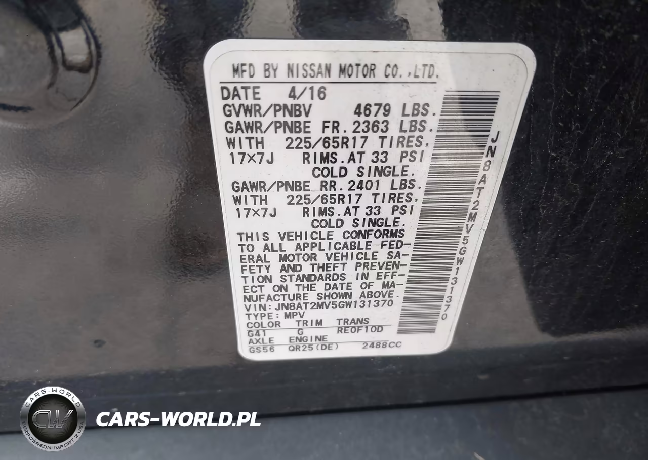 2016 Nissan Rogue S VIN:JN8AT2MV5GW131370 - 9