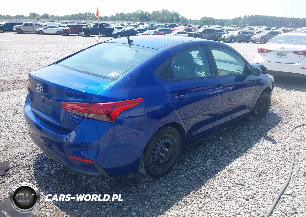 2022 Hyundai Accent Se VIN:3KPC24A6XNE163898 - 4