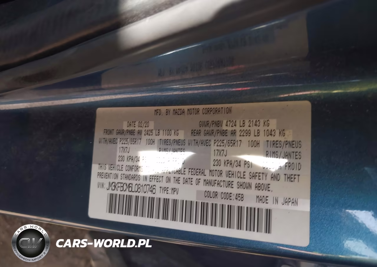 2020 Mazda Cx-5 Touring VIN:JM3KFBCM6L0810746 - 9