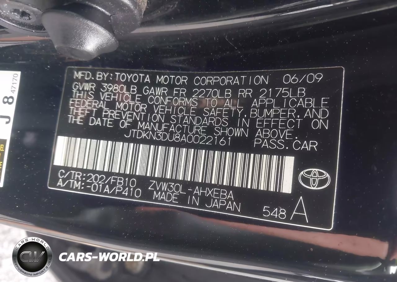 2010 Toyota Prius Ii VIN:JTDKN3DU8A0022161 - 9