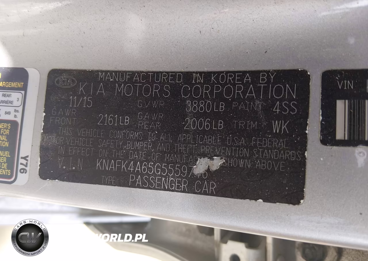 2016 Kia Forte Lx VIN:KNAFK4A65G5559746 - 9