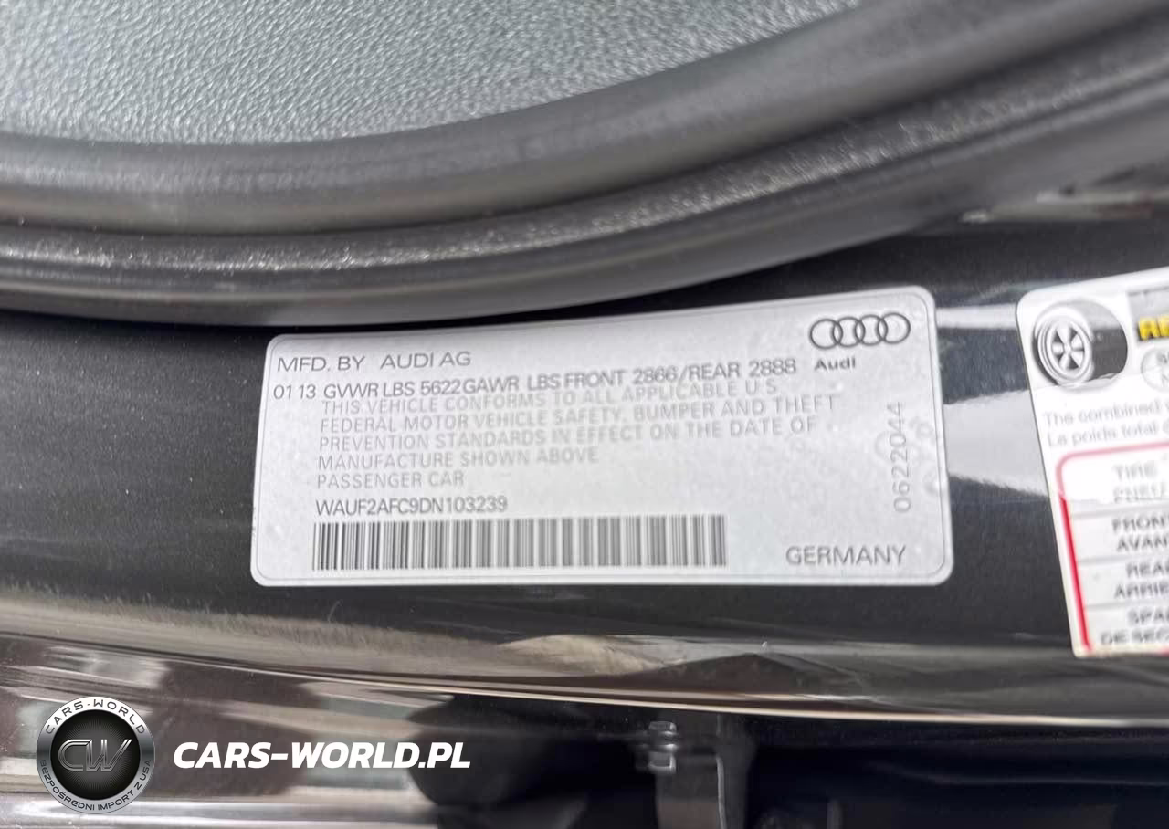 2013 Audi S6 VIN:WAUF2AFC9DN103239 - 9