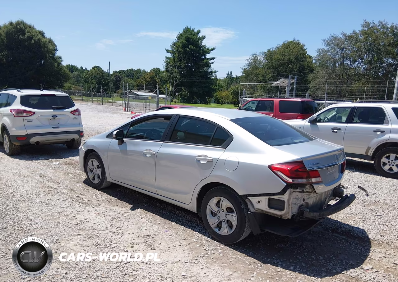 2014 Honda Civic Lx VIN:2HGFB2F55EH525532 - 3