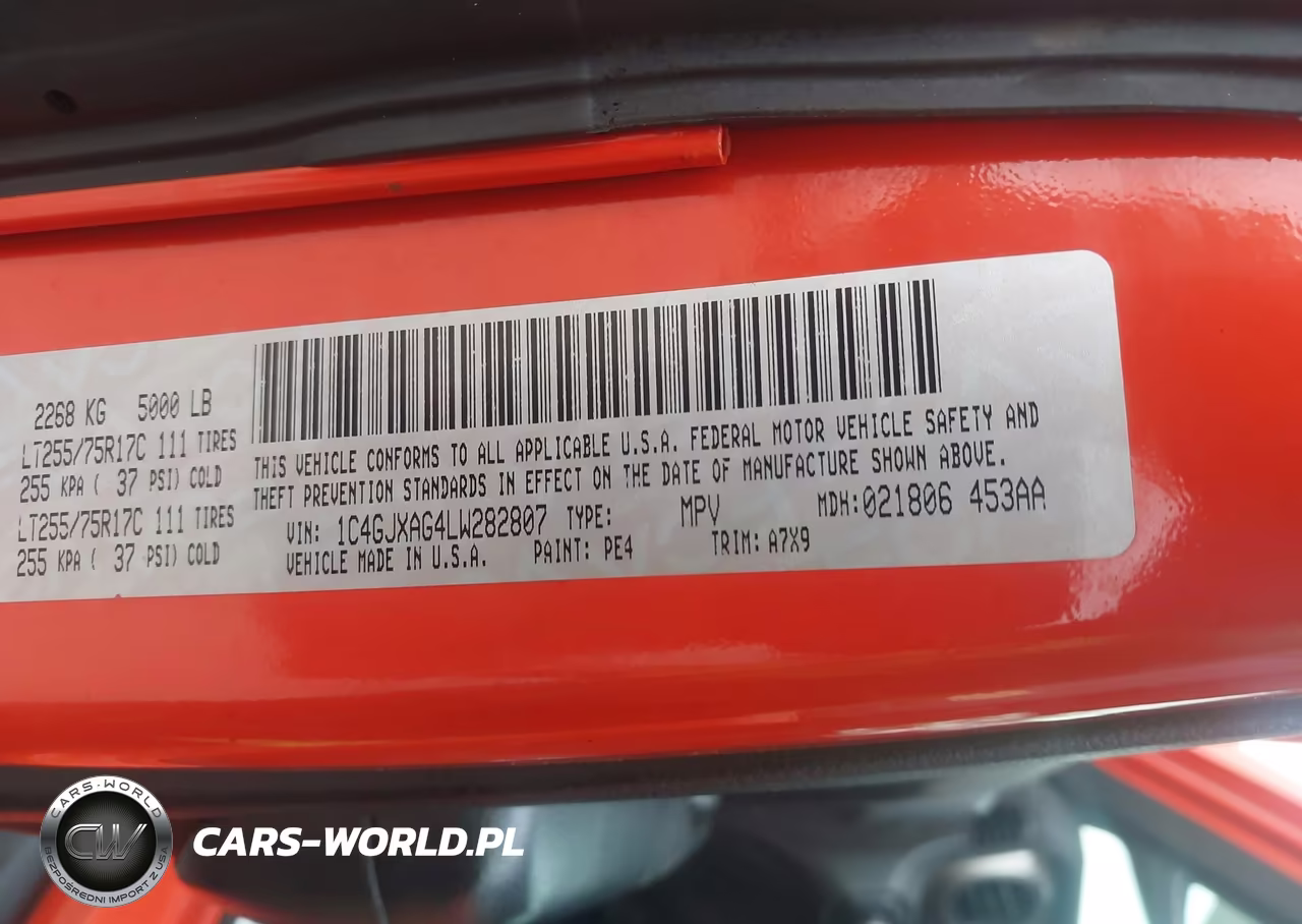2020 Jeep Wrangler Willys Sport 4X4 VIN:1C4GJXAG4LW282807 - 9