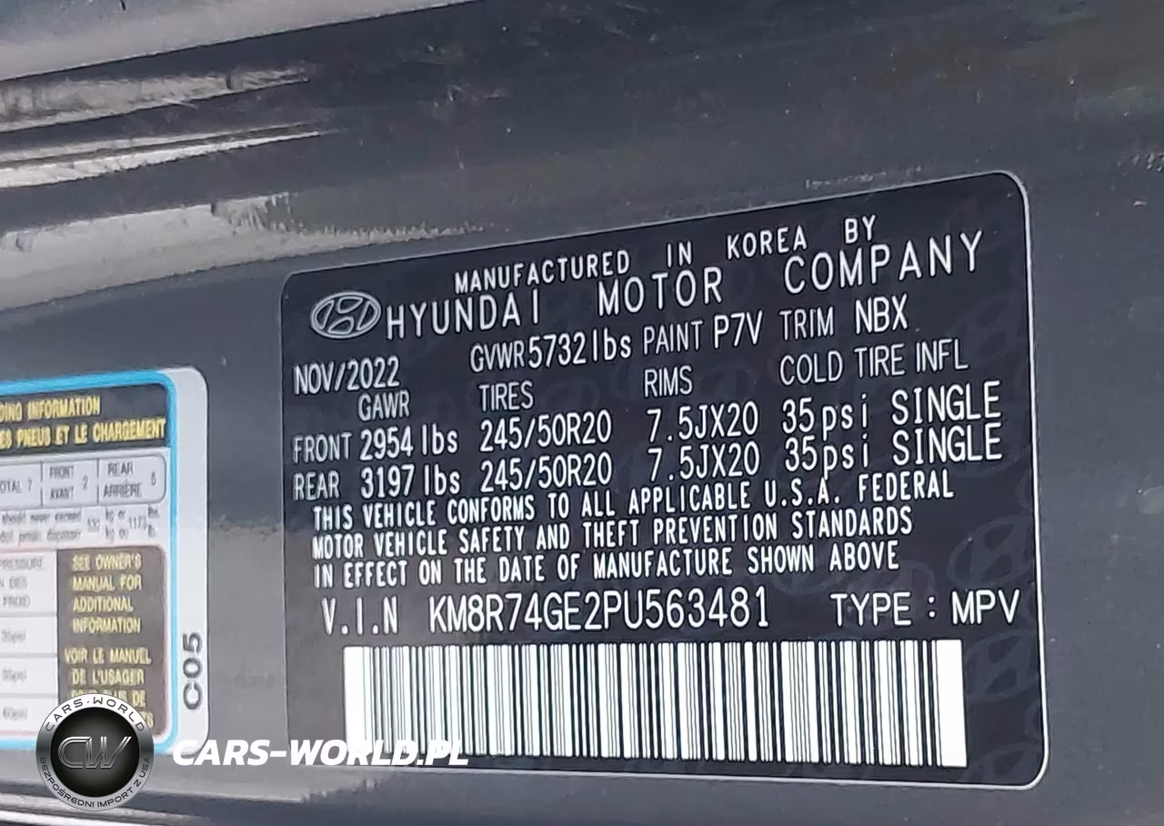 2023 Hyundai Palisade Calligraphy VIN:KM8R74GE2PU563481 - 9