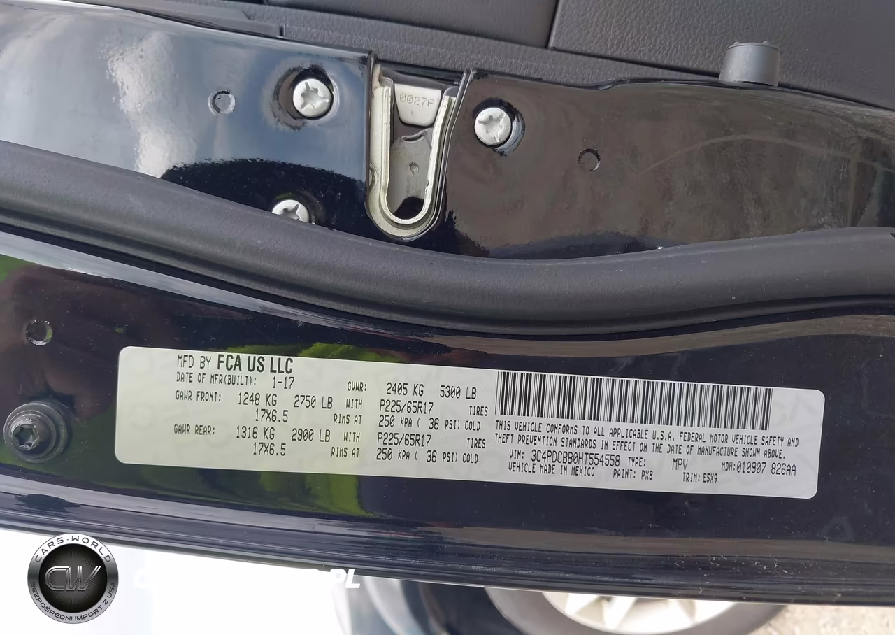 2017 Dodge Journey Sxt VIN:3C4PDCBB0HT554558 - 9