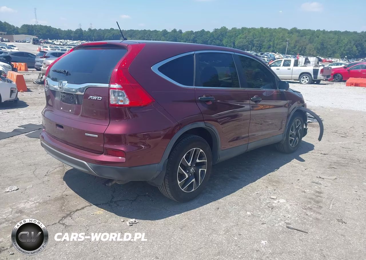 2016 Honda Cr-V Se VIN:5J6RM4H40GL134214 - 4