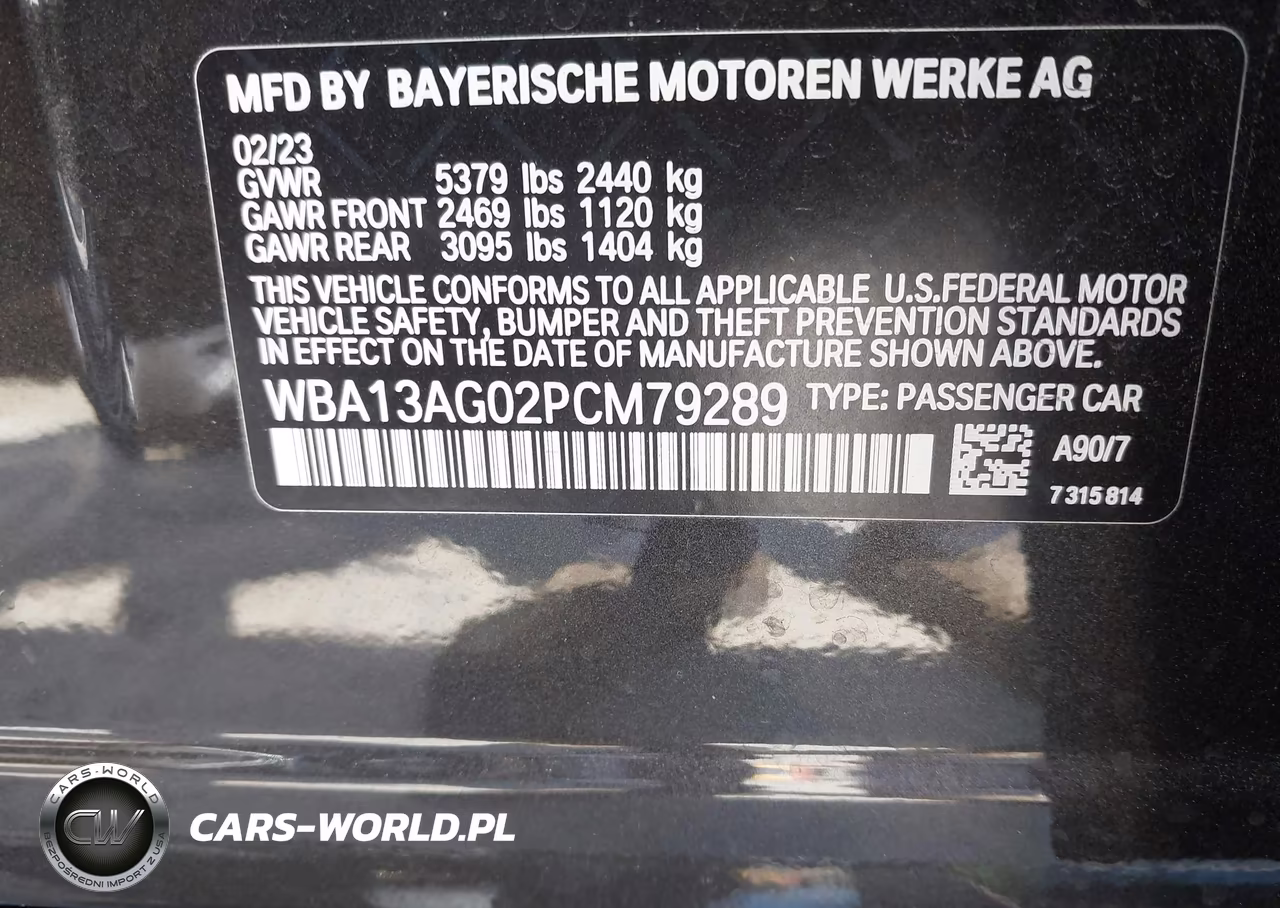 2023 BMW 530E VIN:WBA13AG02PCM79289 - 9