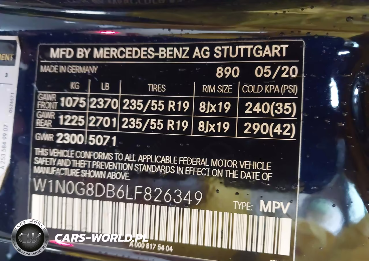 2020 Mercedes-Benz Glc 300 VIN:W1N0G8DB6LF826349 - 9