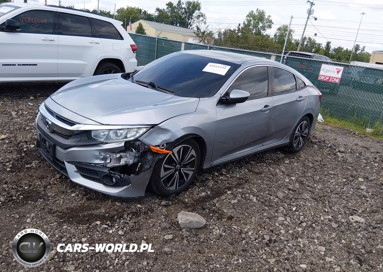 2018 Honda Civic Ex-T VIN:2HGFC1F34JH645998 - 2