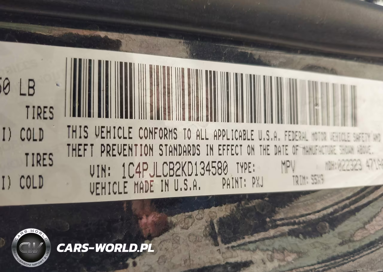 2019 Jeep Cherokee Latitude Fwd VIN:1C4PJLCB2KD134580 - 9
