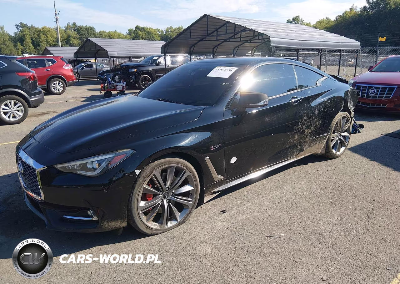 2018 Infiniti Q60 3.0T Red Sport 400 VIN:JN1FV7EL2JM630588 - 2