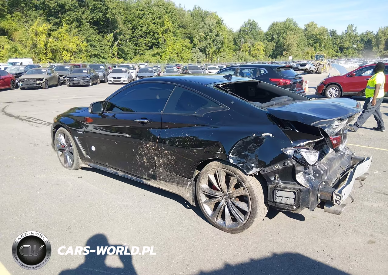 2018 Infiniti Q60 3.0T Red Sport 400 VIN:JN1FV7EL2JM630588 - 3
