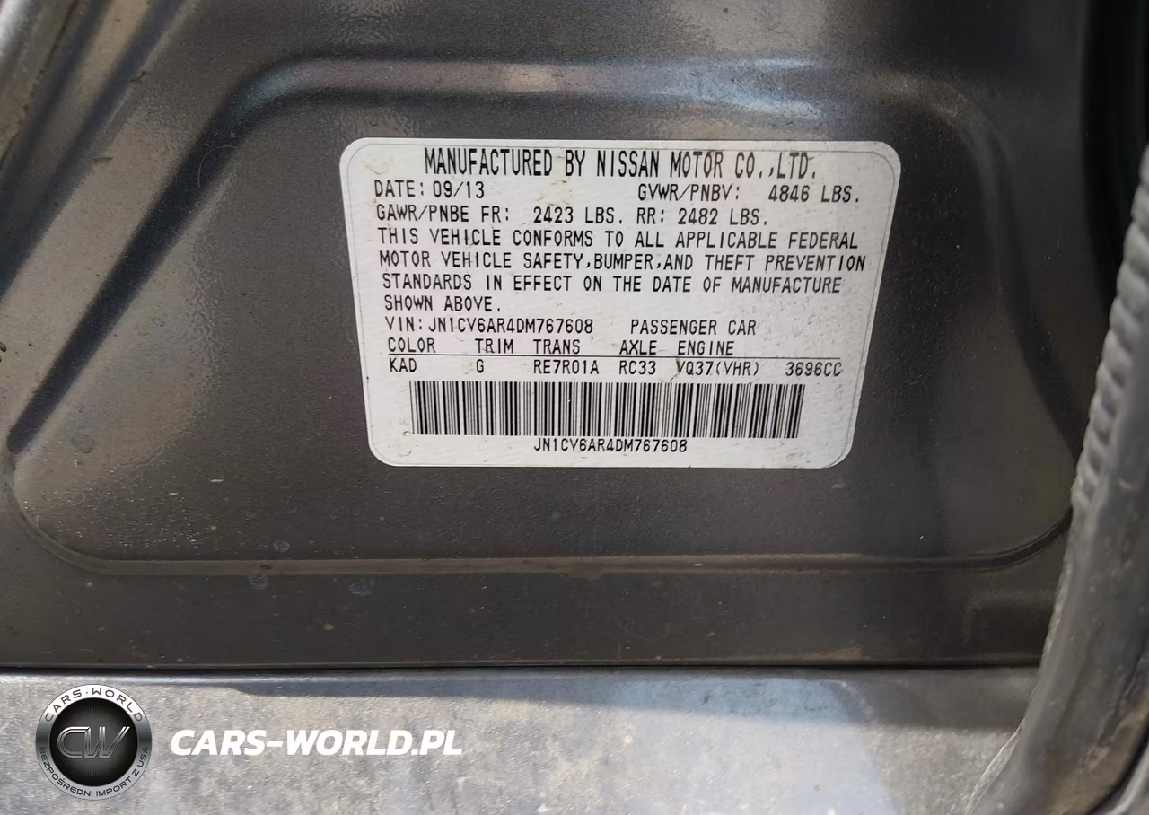 2013 Infiniti G37X VIN:JN1CV6AR4DM767608 - 9