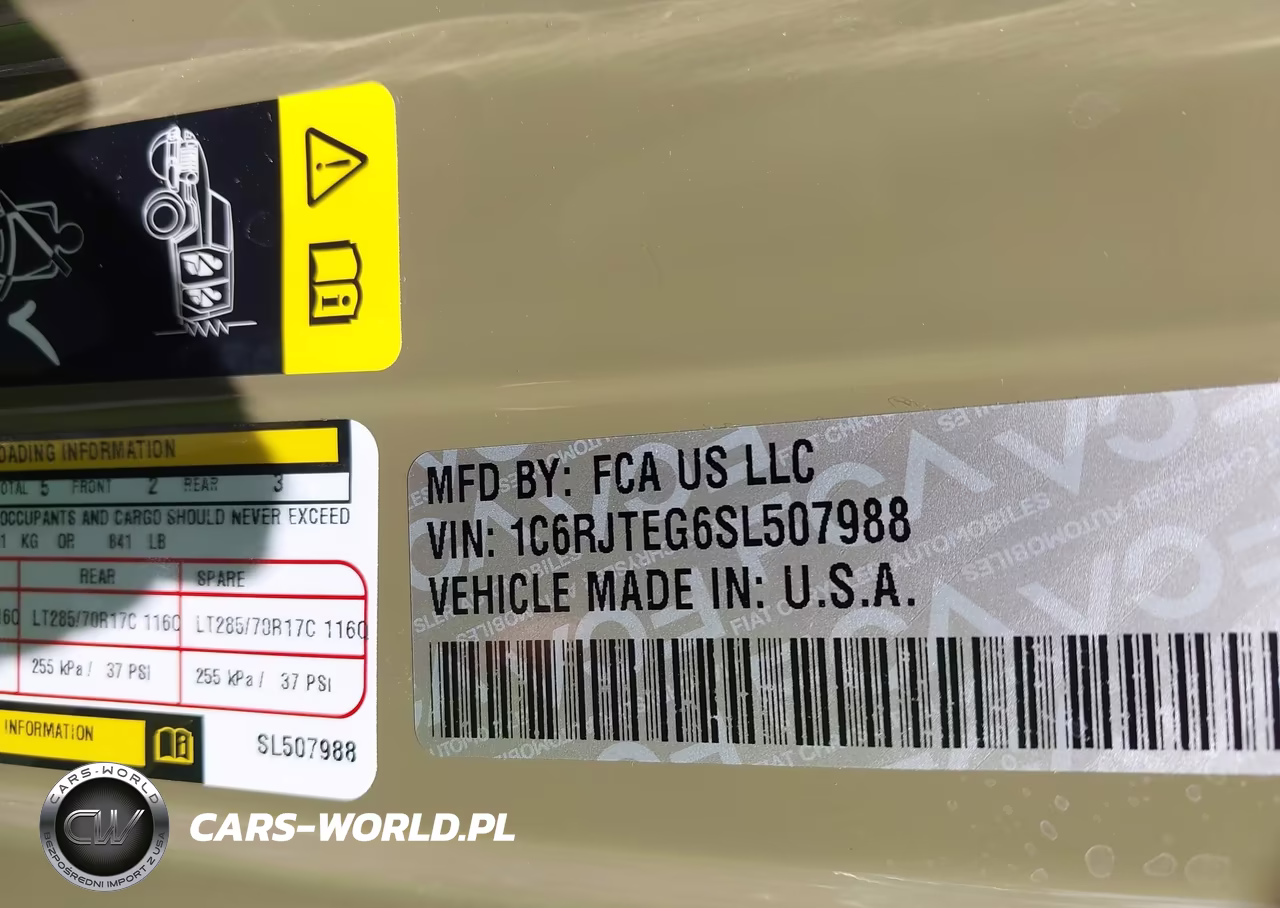 2025 Jeep Gladiator Mojave X VIN:1C6RJTEG6SL507988 - 9