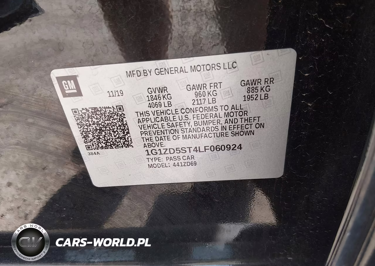 2020 Chevrolet Malibu Fwd Lt VIN:1G1ZD5ST4LF060924 - 9