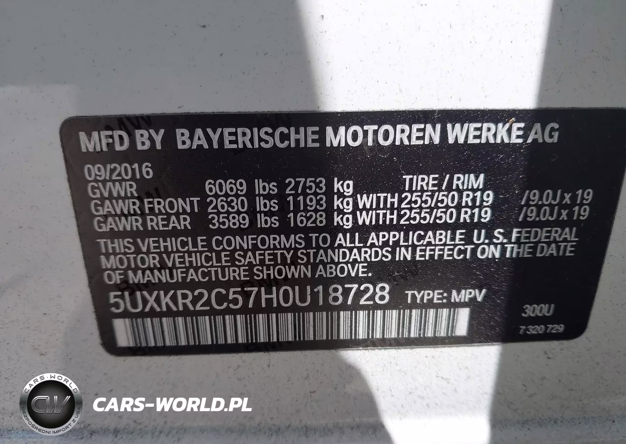2017 BMW X5 Sdrive35I VIN:5UXKR2C57H0U18728 - 9