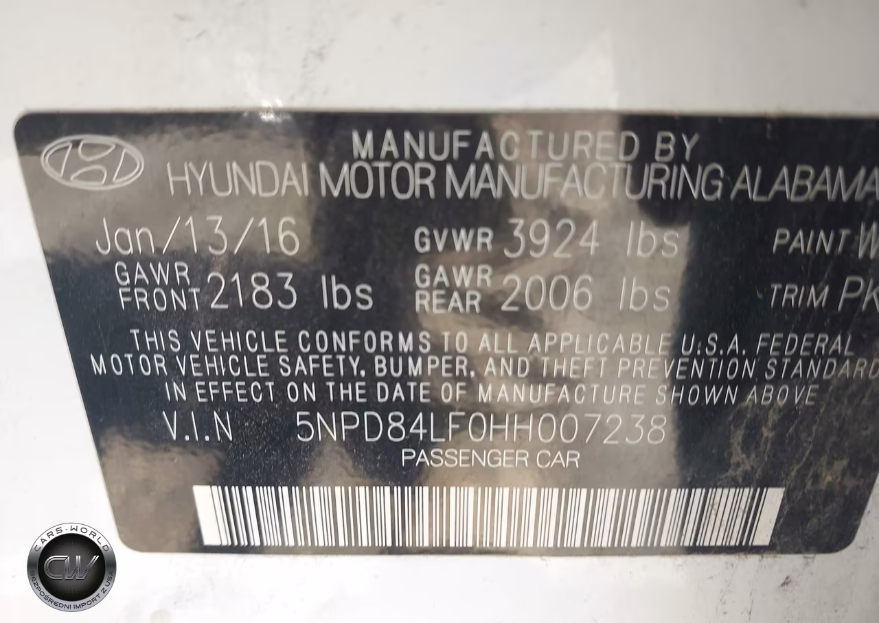 2017 Hyundai Elantra Se VIN:5NPD84LF0HH007238 - 9