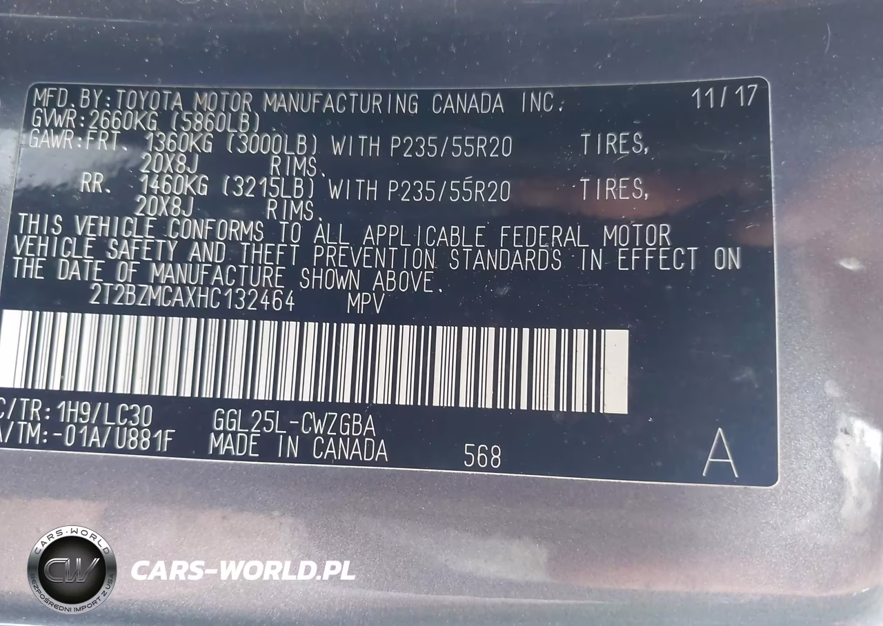 2017 Lexus Rx 350 F Sport VIN:2T2BZMCAXHC132464 - 9