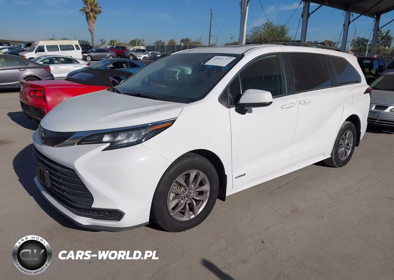 2021 Toyota Sienna Le VIN:5TDBRKEC4MS073310 - 2