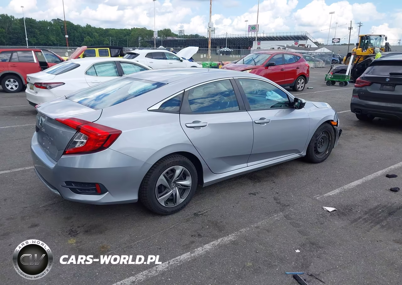 2020 Honda Civic Lx VIN:2HGFC2F67LH510467 - 4