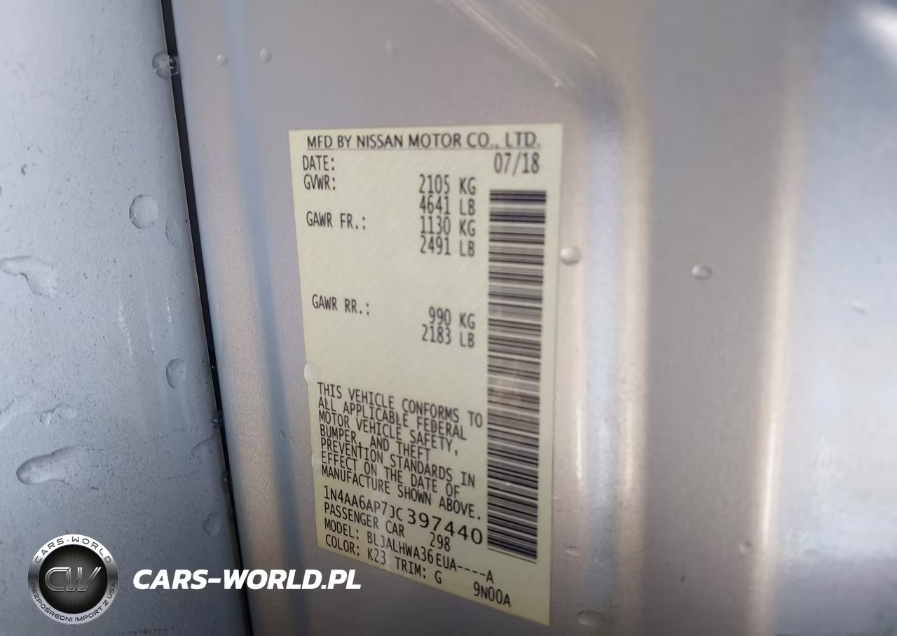 2018 Nissan Maxima 3.5 Platinum VIN:1N4AA6AP7JC397440 - 9