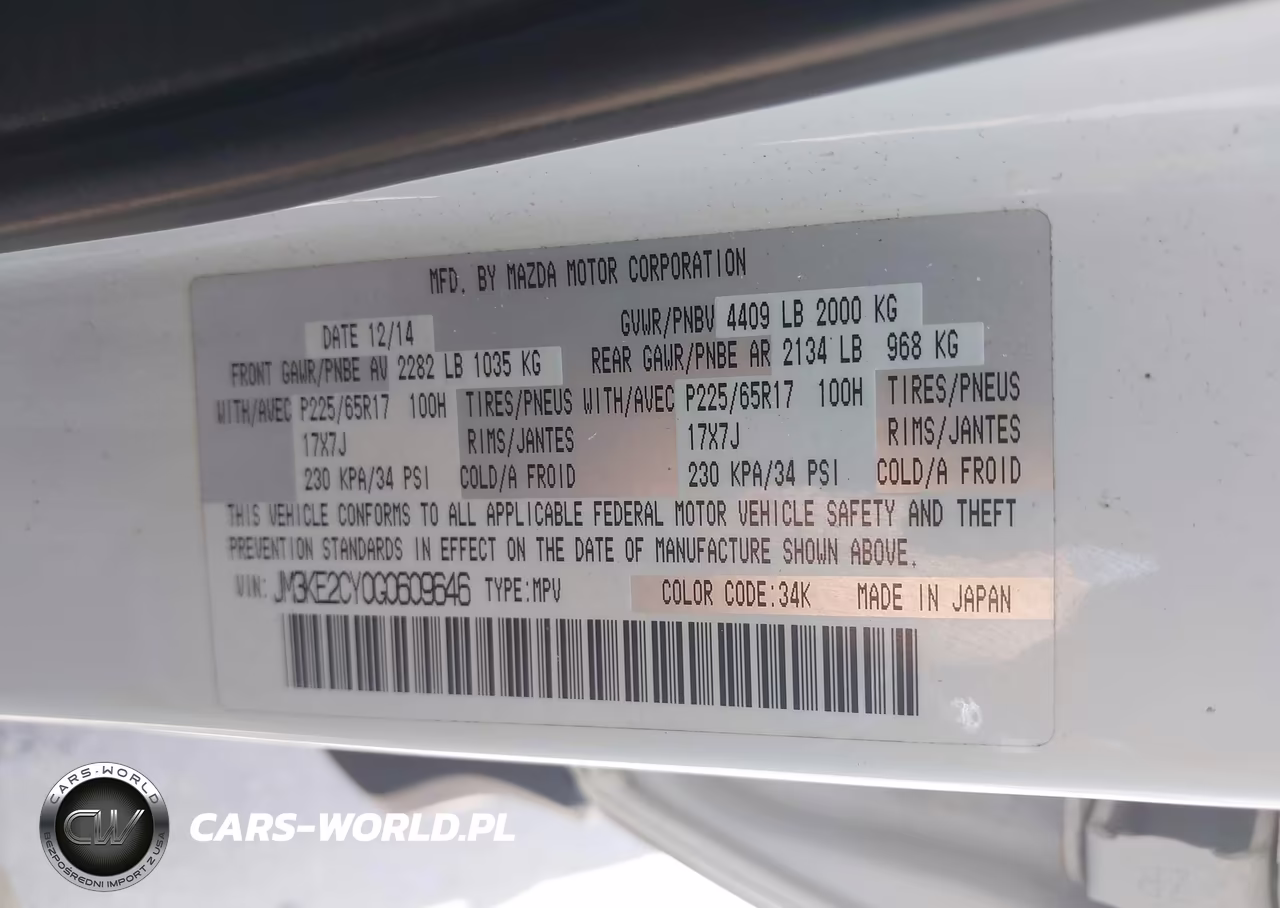 2016 Mazda Cx-5 Touring VIN:JM3KE2CY0G0609646 - 9