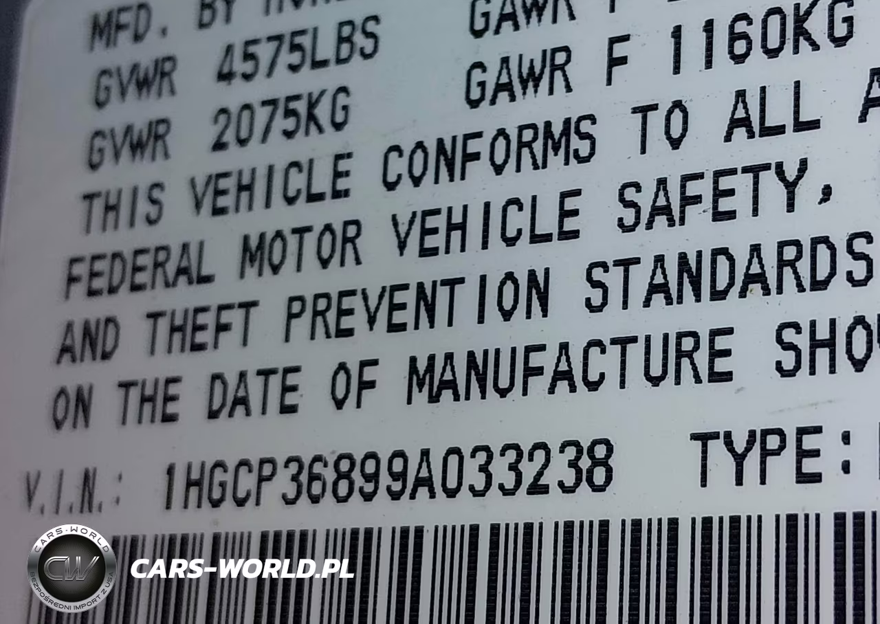 2009 Honda Accord 3.5 Ex-L VIN:1HGCP36899A033238 - 9