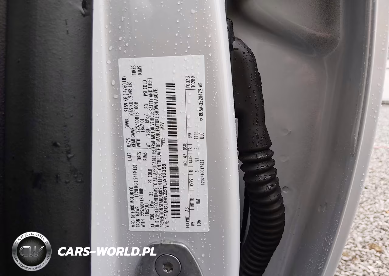 2026 Ford Escape St-Line Select VIN:1FMCU9NZ5TUA12358 - 9