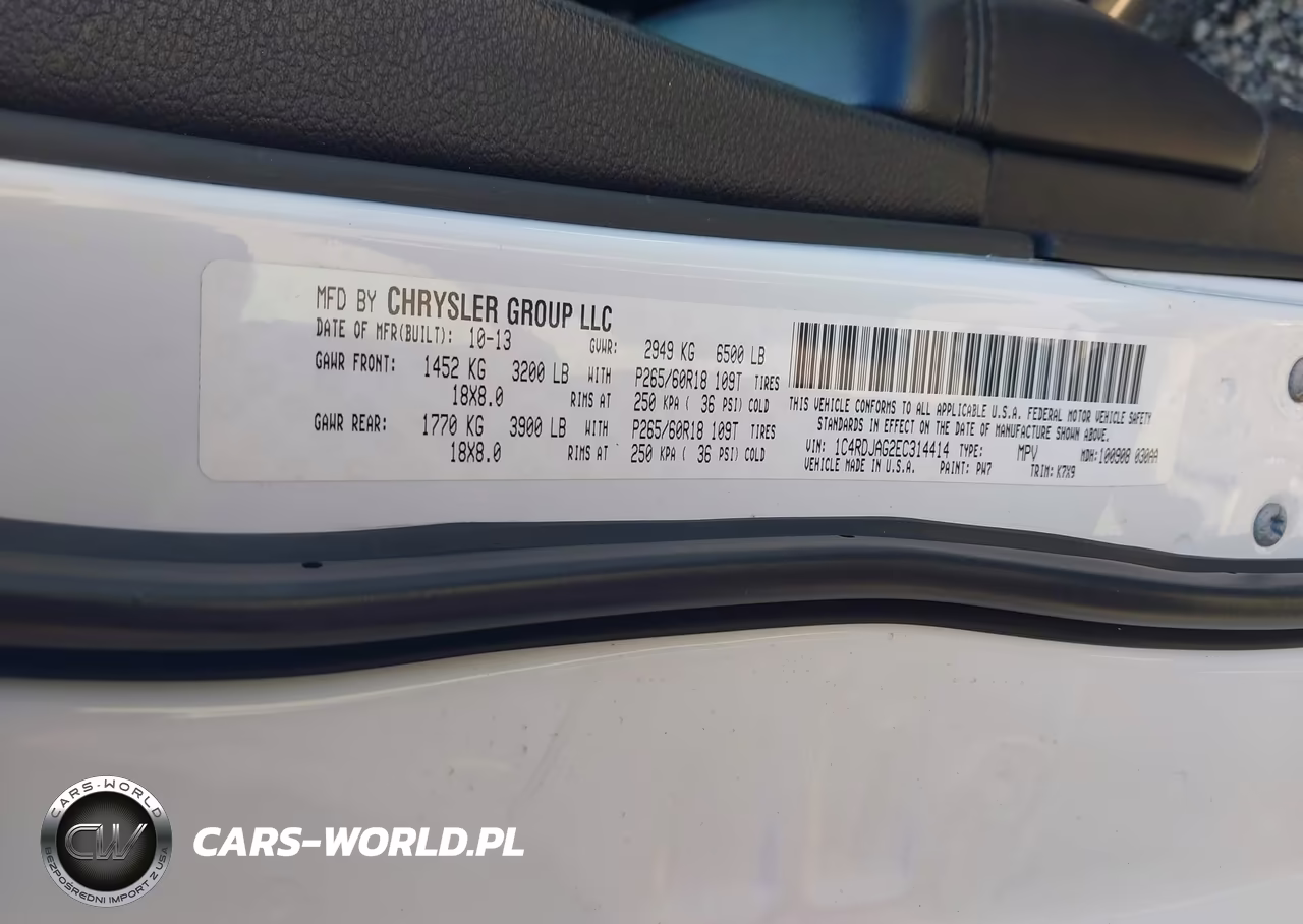 2014 Dodge Durango Sxt VIN:1C4RDJAG2EC314414 - 9