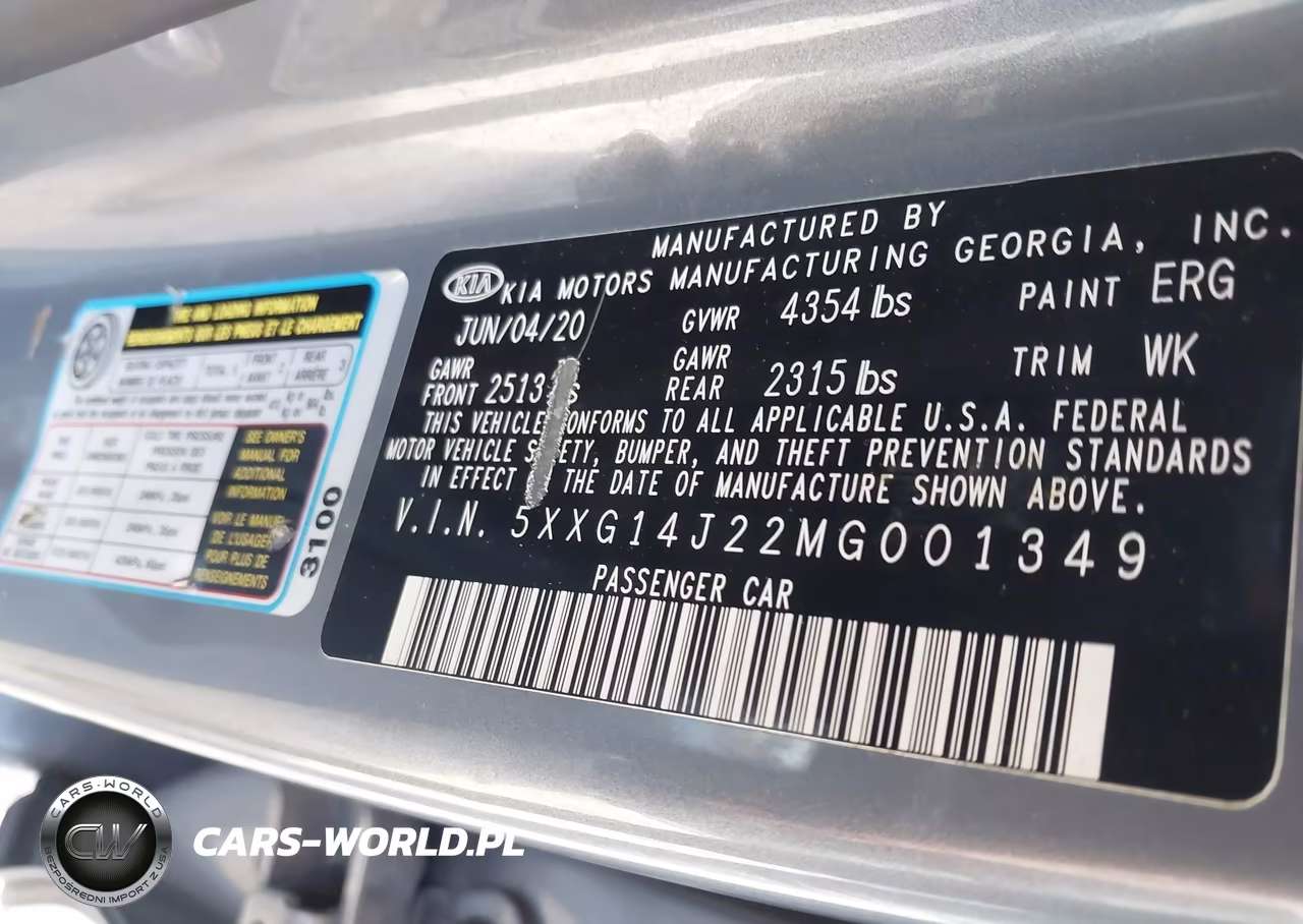 2021 Kia K5 Lxs VIN:5XXG14J22MG001349 - 9