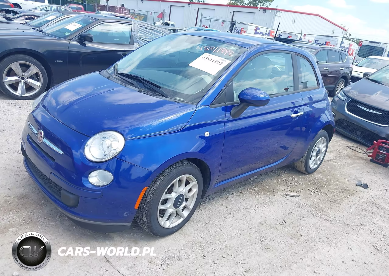 2013 Fiat 500 Pop VIN:3C3CFFAR1DT515386 - 2