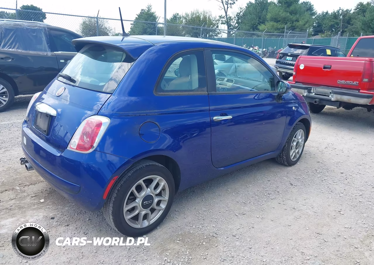 2013 Fiat 500 Pop VIN:3C3CFFAR1DT515386 - 4