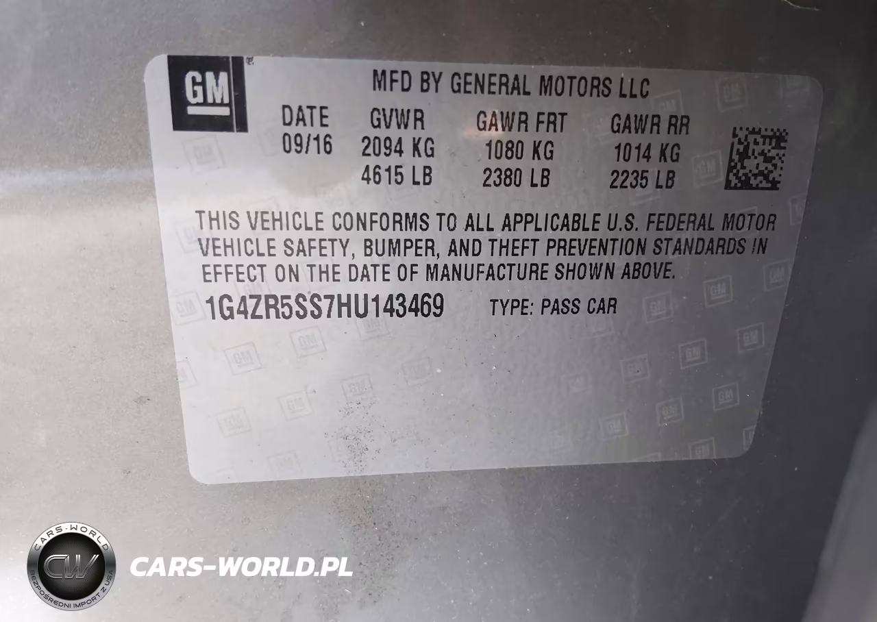 2017 Buick Lacrosse Premium VIN:1G4ZR5SS7HU143469 - 9