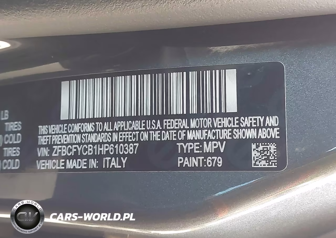 2017 Fiat 500X Urbana Awd VIN:ZFBCFYCB1HP610387 - 9