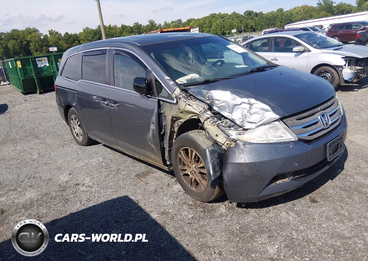 2013 Honda Odyssey Ex-L VIN:5FNRL5H67DB065701 - 1
