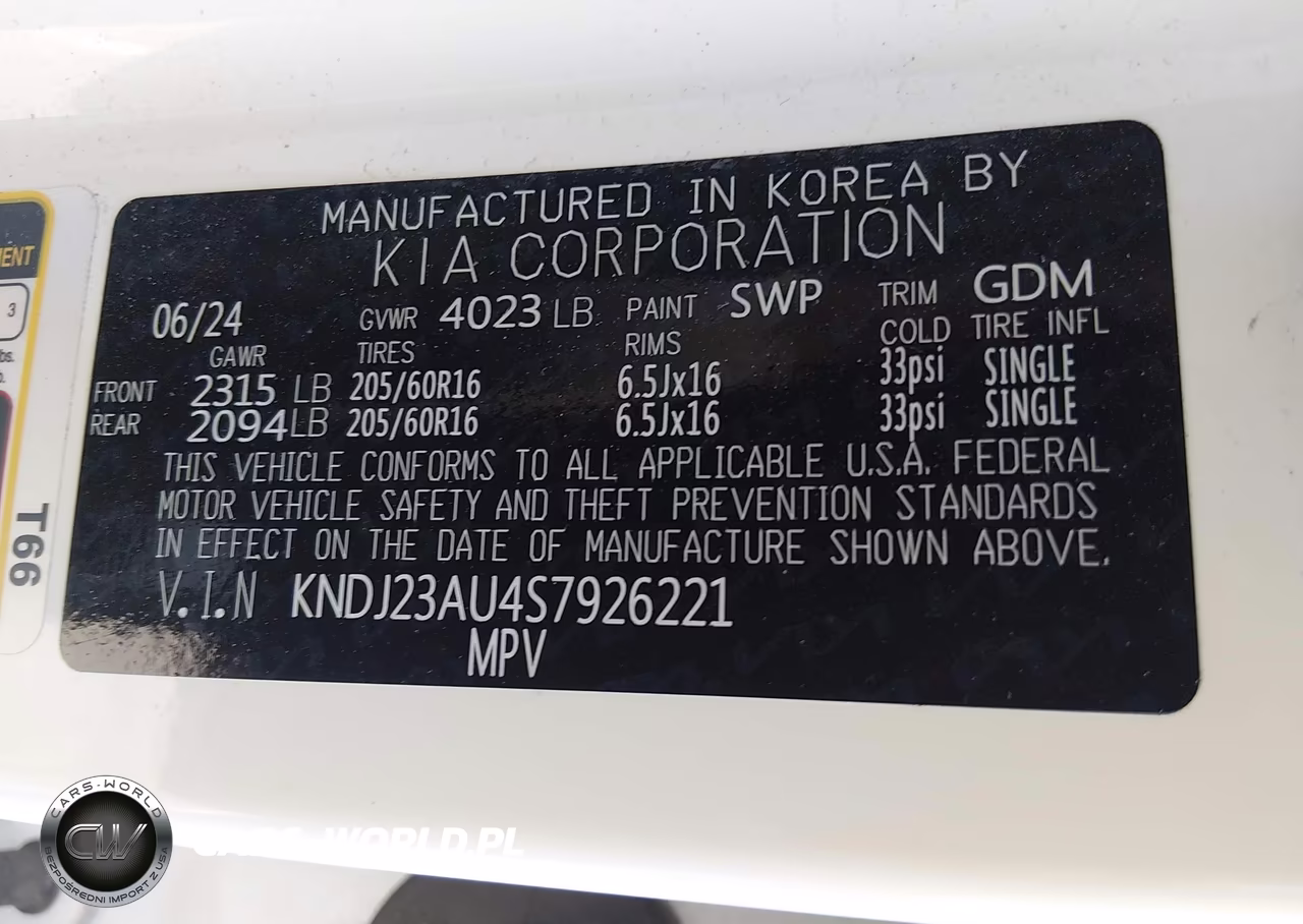 2025 Kia Soul Lx VIN:KNDJ23AU4S7926221 - 9