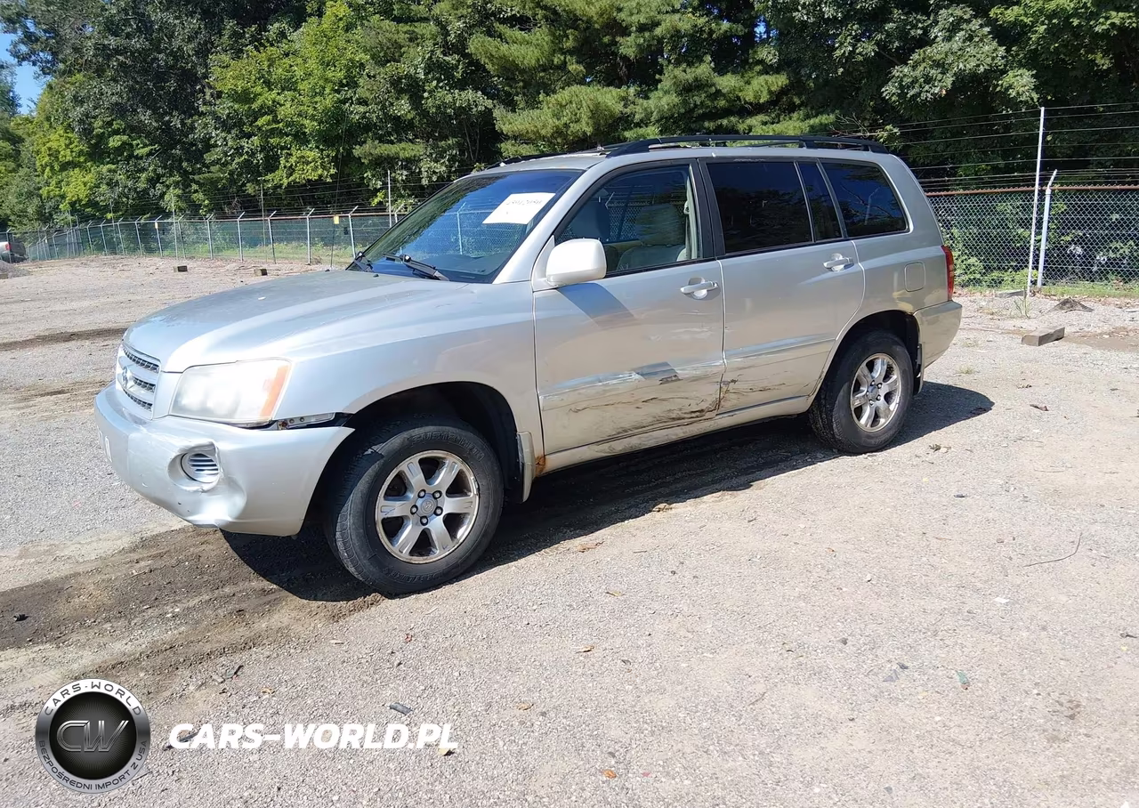 2001 Toyota Highlander V6 VIN:JTEHF21A510023596 - 2