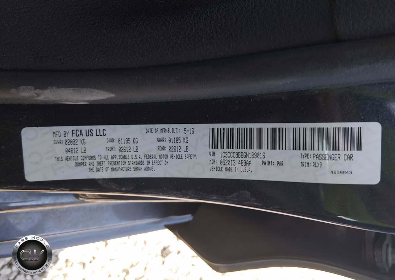 2016 Chrysler 200 S VIN:1C3CCCBB6GN189016 - 9