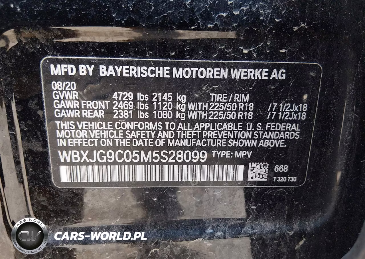 2021 BMW X1 xDrive28I VIN:WBXJG9C05M5S28099 - 9