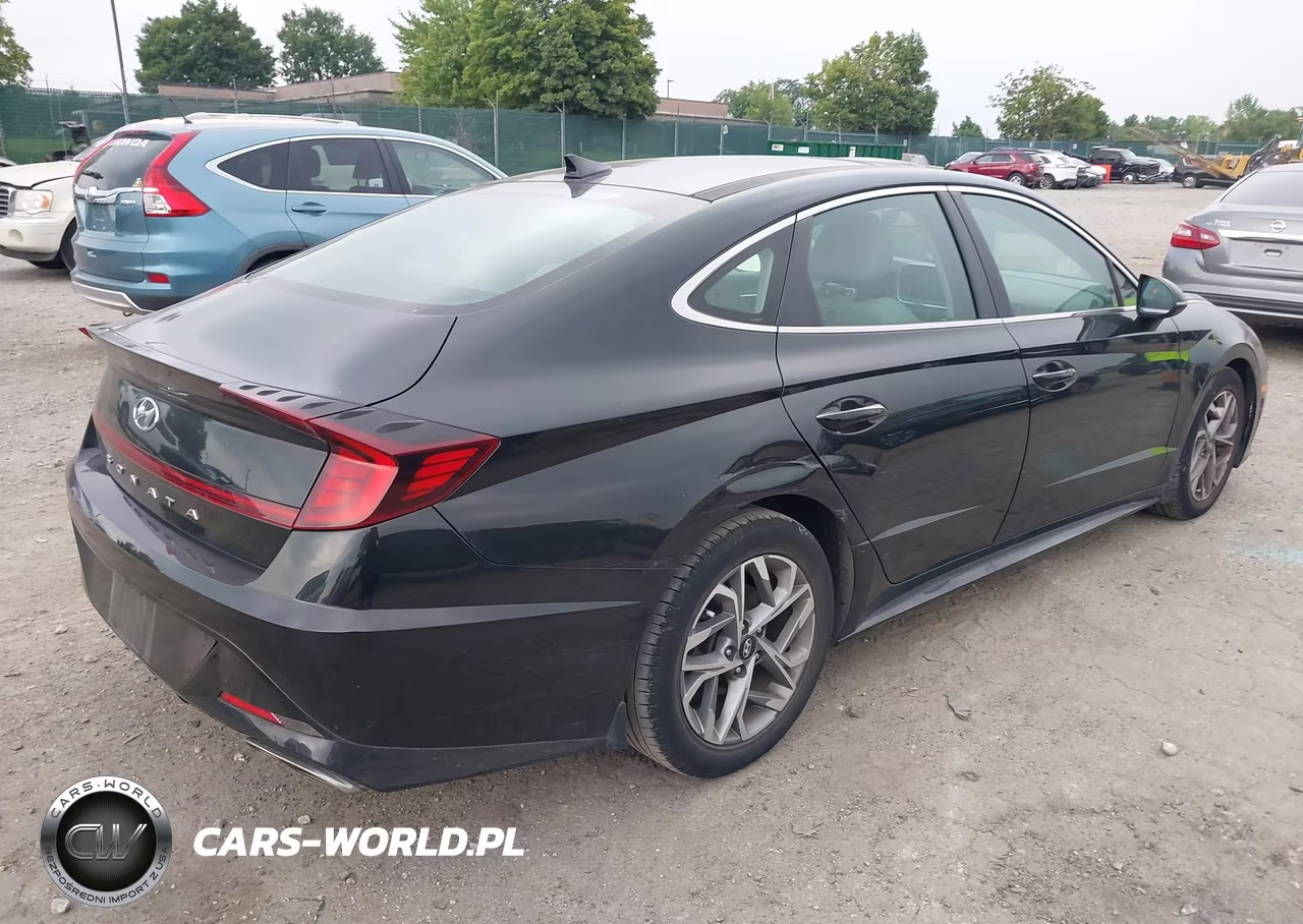 2021 Hyundai Sonata Sel VIN:5NPEF4JA3MH117454 - 4